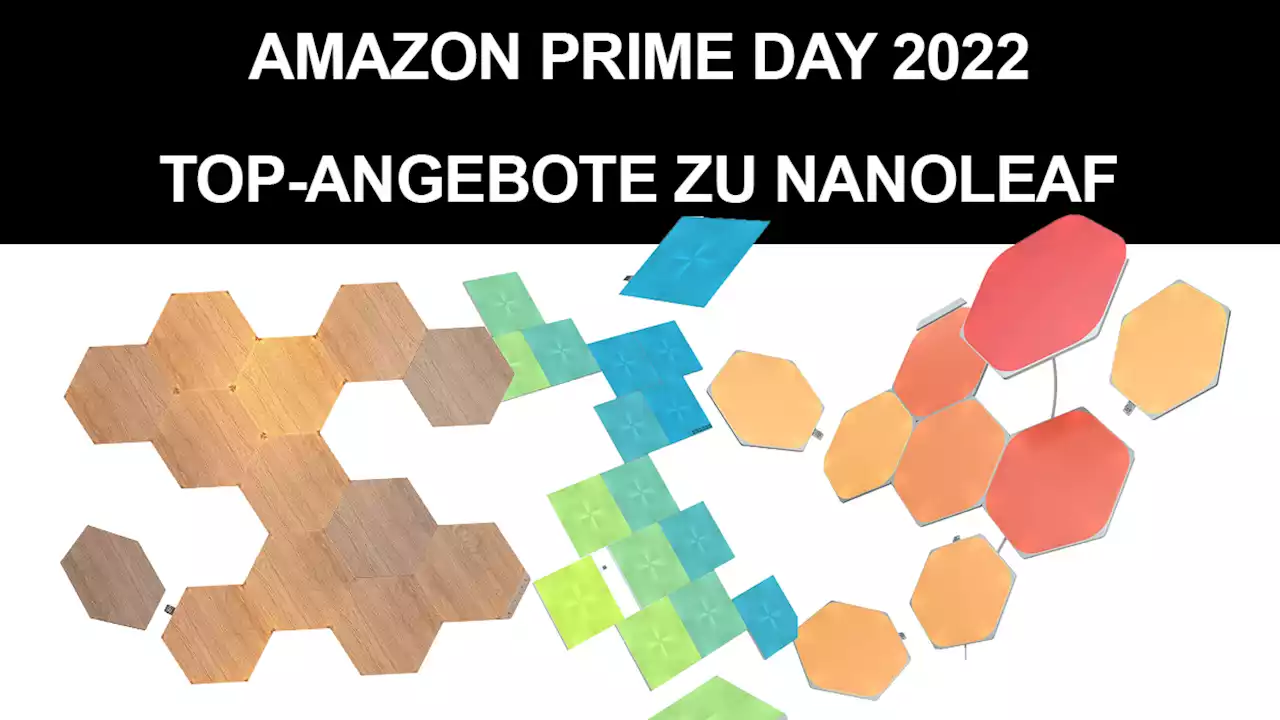 Amazon Prime Day: Nur noch heute Nanoleaf bis zu 32 % reduziert