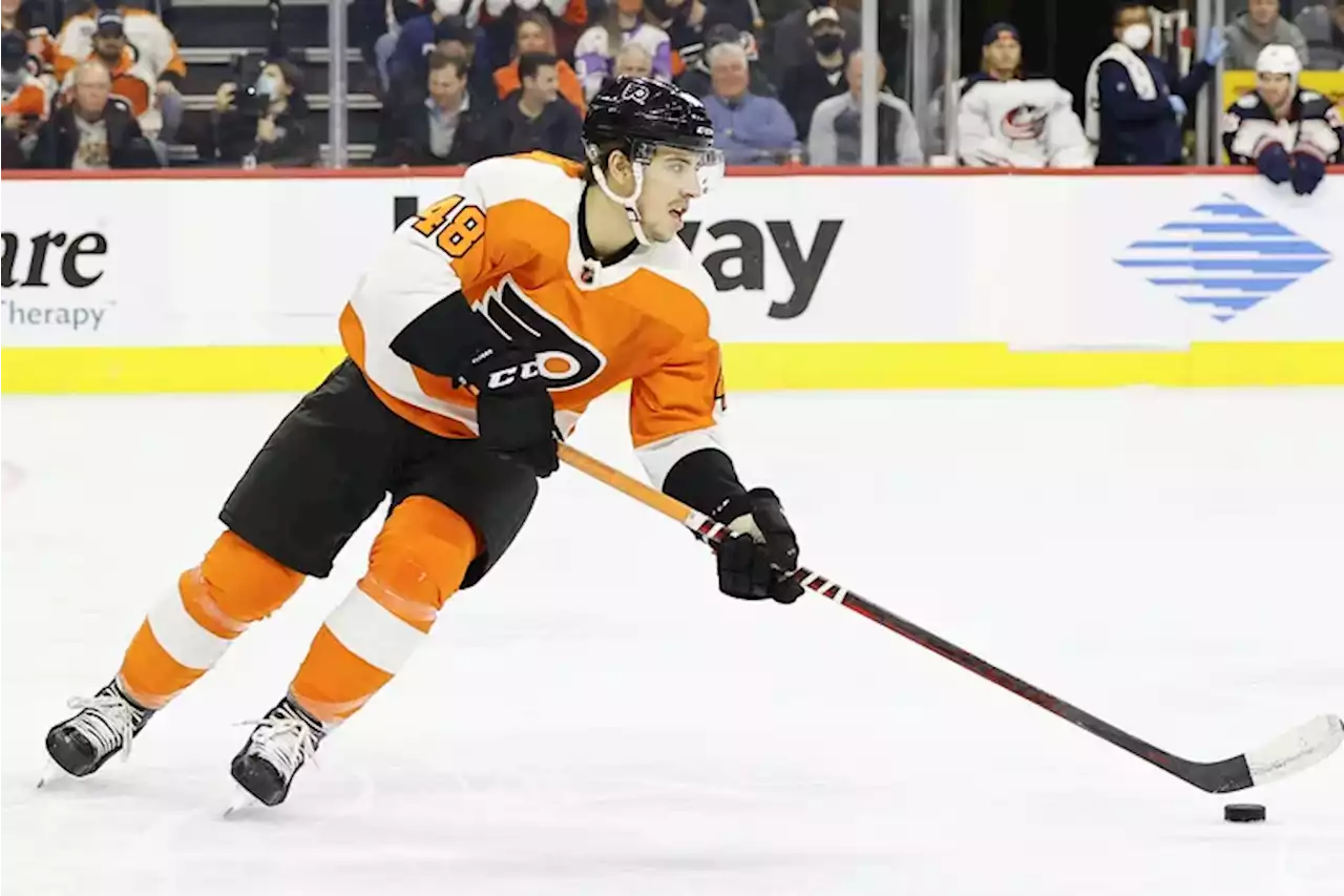 Flyers sign restricted free agent Morgan Frost to a one-year contract