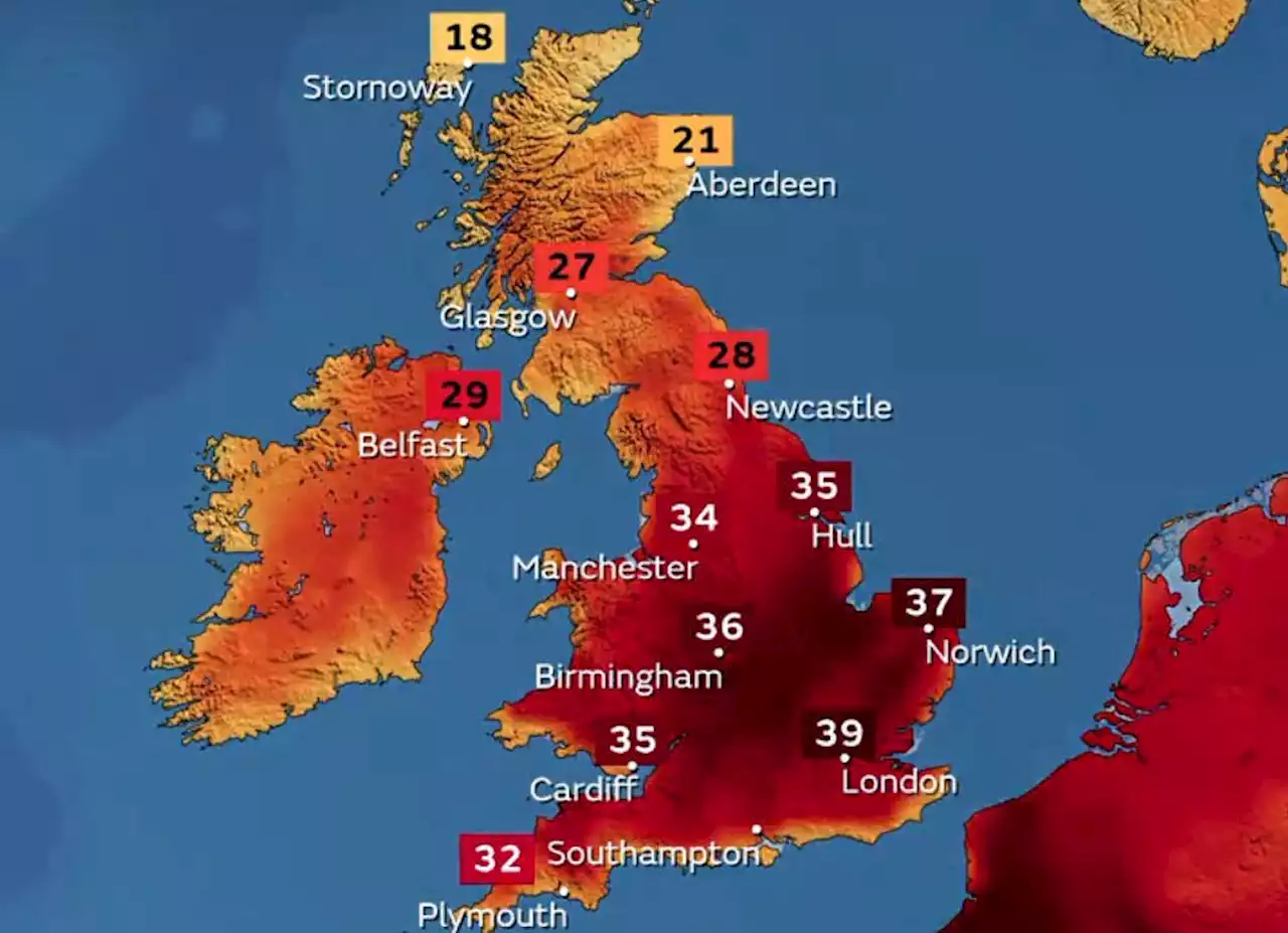 Met Office issues first Red Extreme heat warning