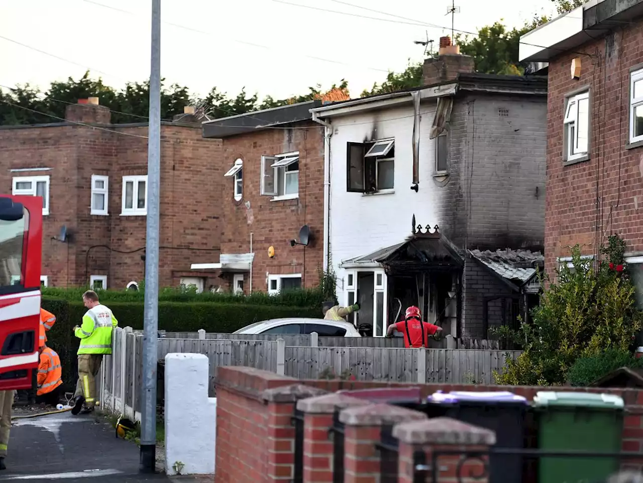 Residents evacuated after severe house fire breaks out at Donnington home