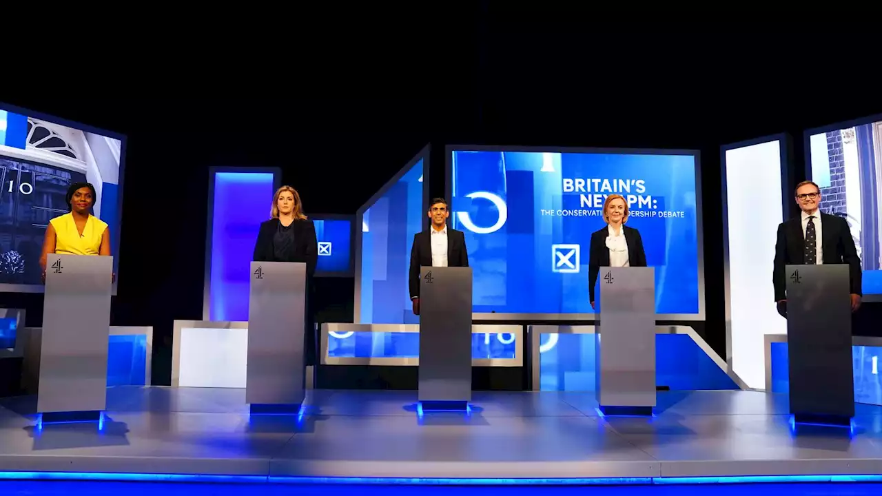 Conservative leadership race: Final five runners clash over tax in TV debate