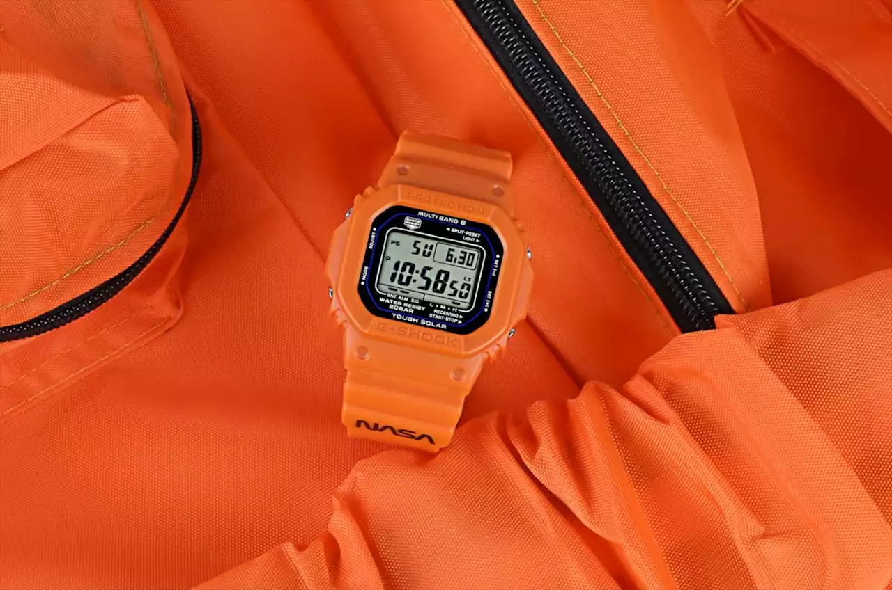 Casio G-Shock wristwatch pays tribute to NASA astronaut launch and entry suits