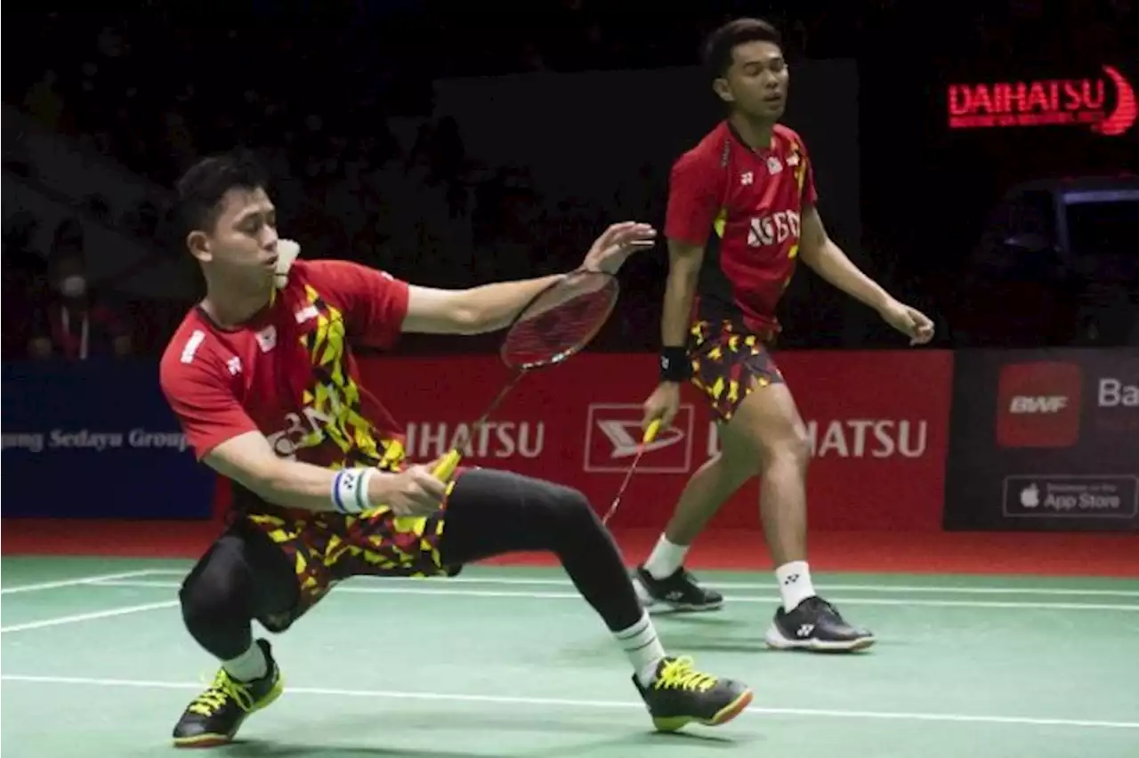 Fajar / Rian Pastikan All Indonesian Semifinal di Singapore Open 2022