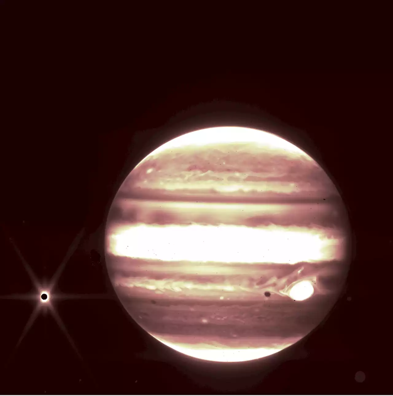 JWST Also Looked Inside the Solar System, at Jupiter and its Moons