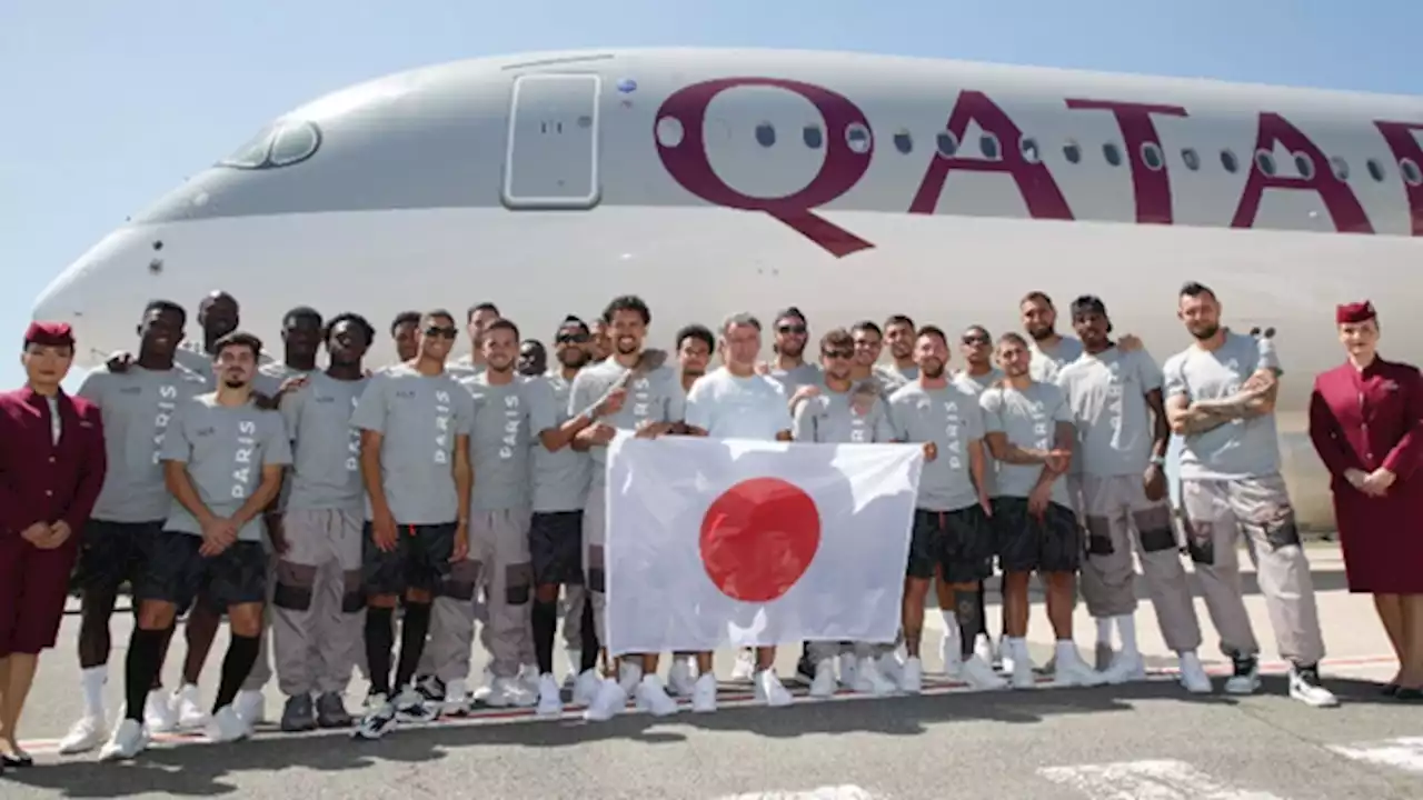 Messi y el plantel del PSG rumbo a Japón para la pretemporada