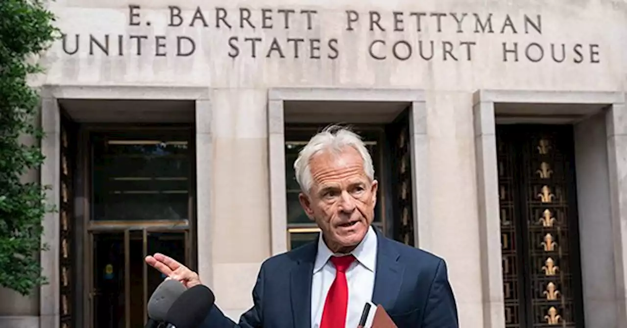 Obama-appointed Judge Agrees: FBI Arrest of Peter Navarro 'Curious'