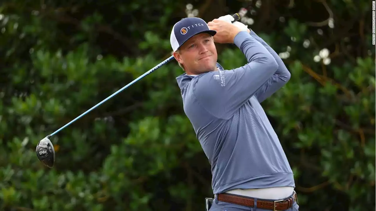 Golf clubs bent at the airport and no sleep: The whirlwind week of Open debutant Trey Mullinax