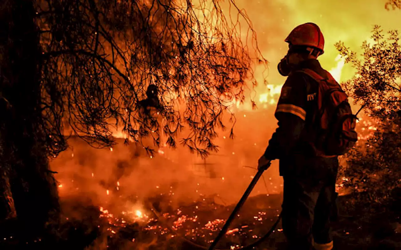 Forest fires rage in scorching southwest Europe