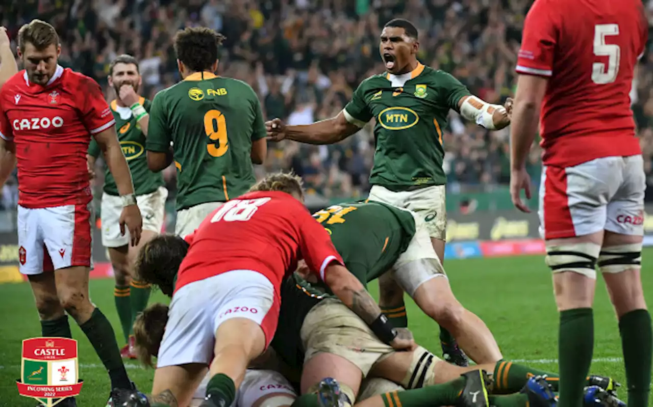 Springboks clinch three-match series against Wales with a 30-14 win