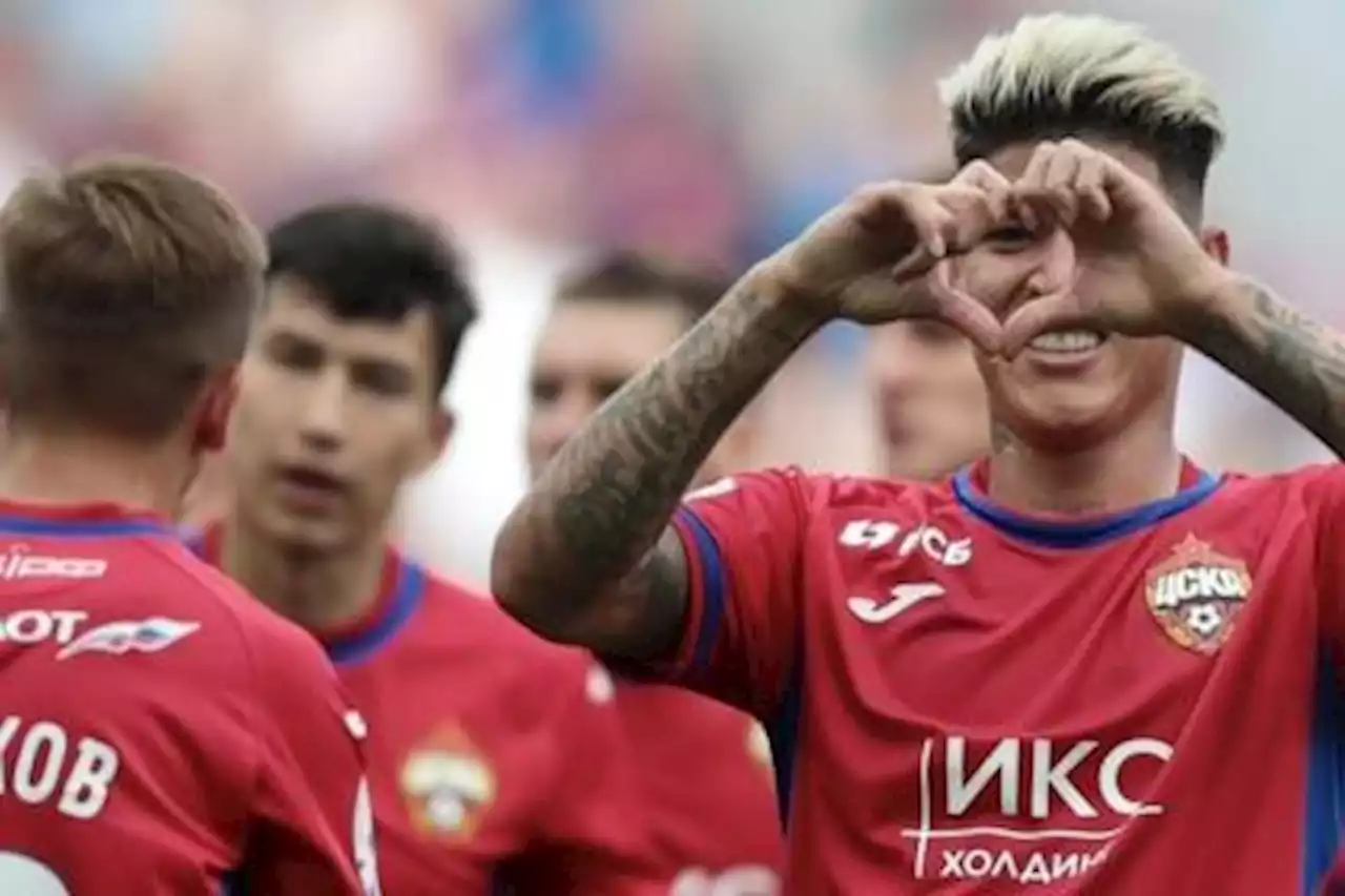 Jorge Carrascal empezó con todo en Rusia: gol y premio con CSKA Moscú