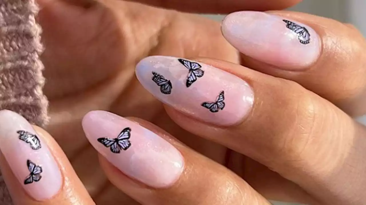 The butterfly mani is the biggest nail art trend of this summer