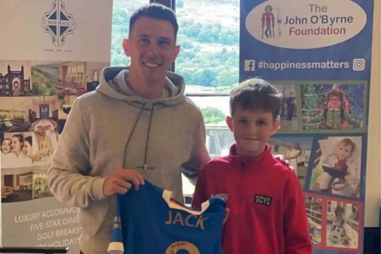 Watch as boy in cancer remission stunned to meet Rangers star Ryan Jack