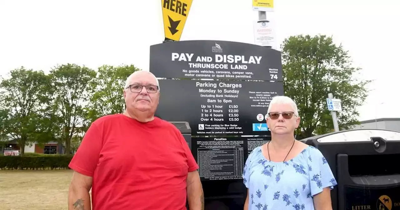 Couple 'feel unwelcome' at seaside after car park sign mix up