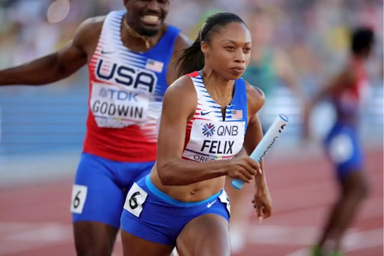 Allyson Felix Raih Medali ke-19 di World Athletics Championship Terakhirnya