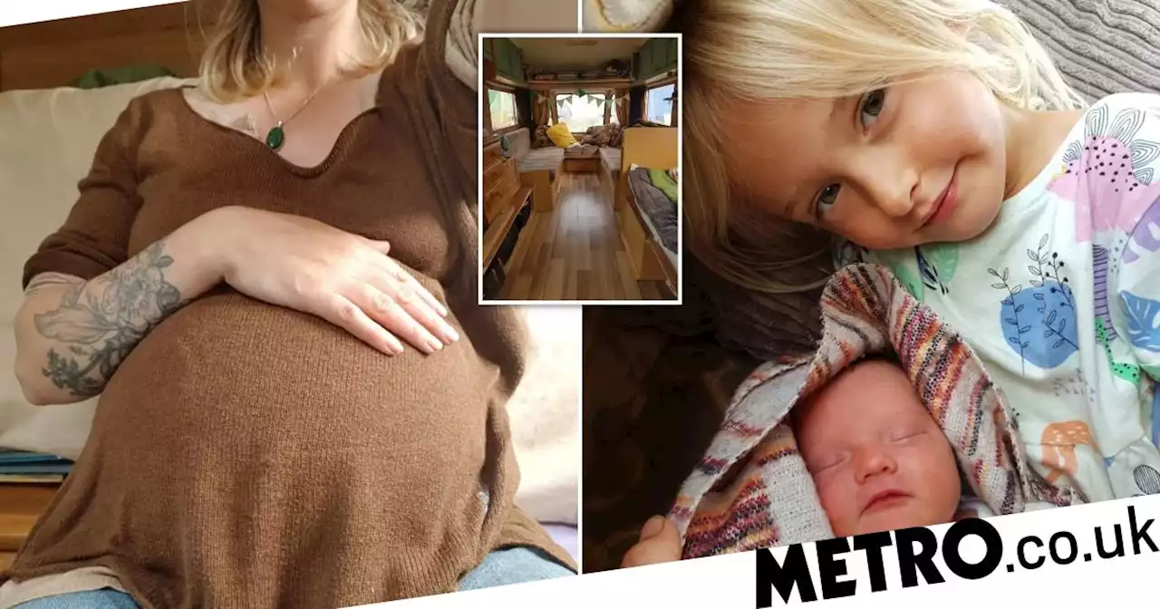 Mum shares how she gave birth in caravan without any medical help