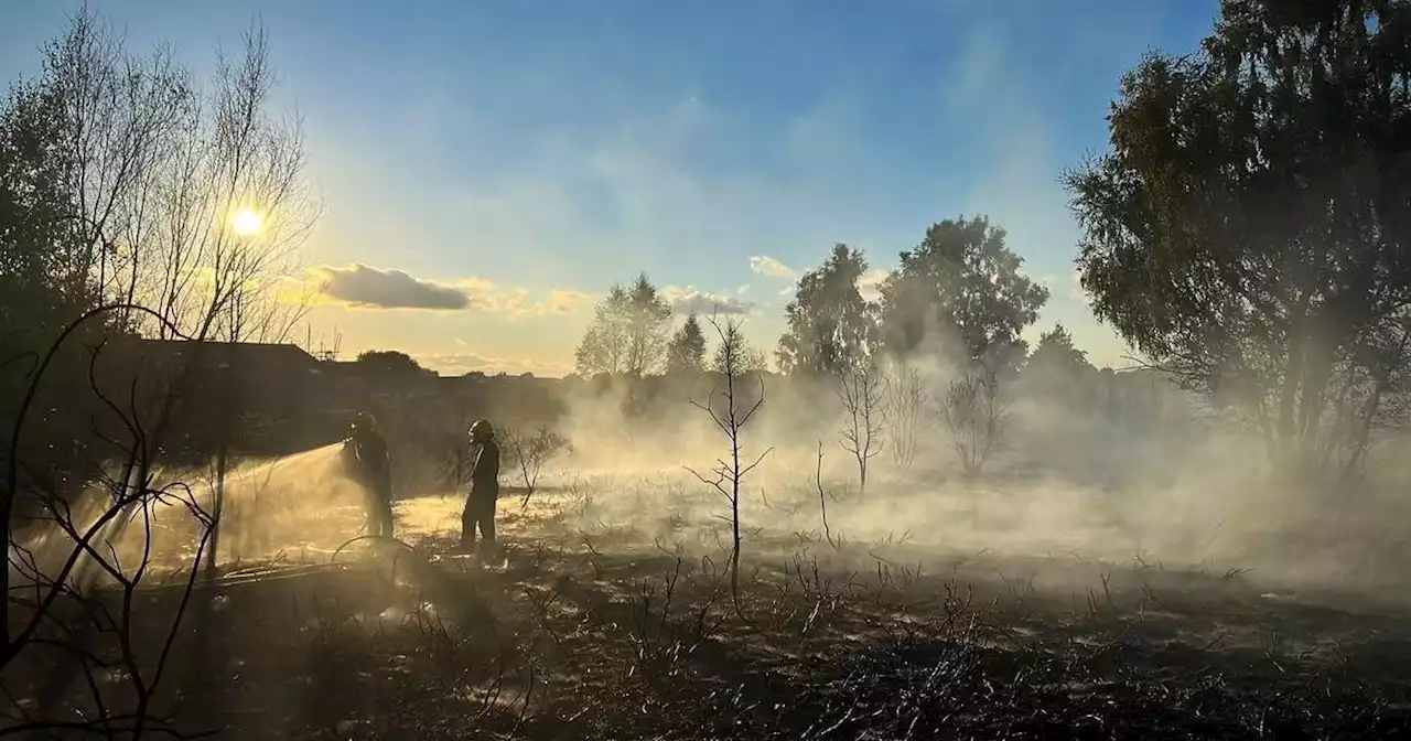 Fire crews attacked while fighting deliberate blaze