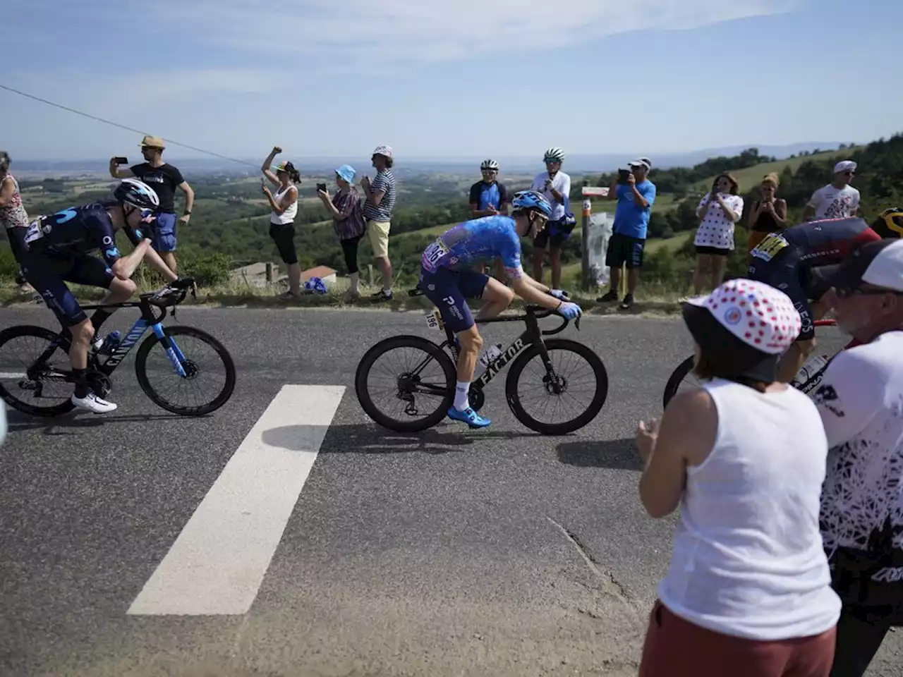 Canadian rider Houle races to third in Stage 13 of Tour de France