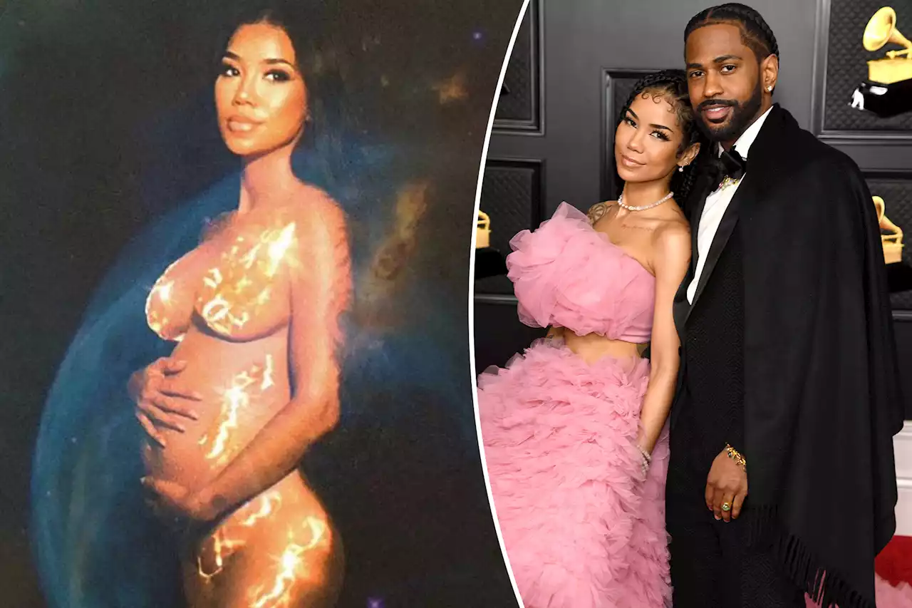 Pregnant Jhené Aiko reveals baby bump in celestial maternity photo