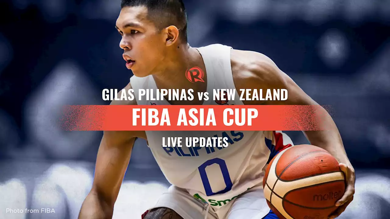 LIVE UPDATES: Philippines vs New Zealand – FIBA Asia Cup 2022