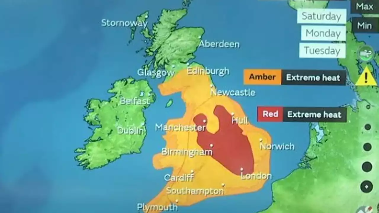 UK heatwave could put people's lives at risk, Met Office warns, as 'national emergency' declared