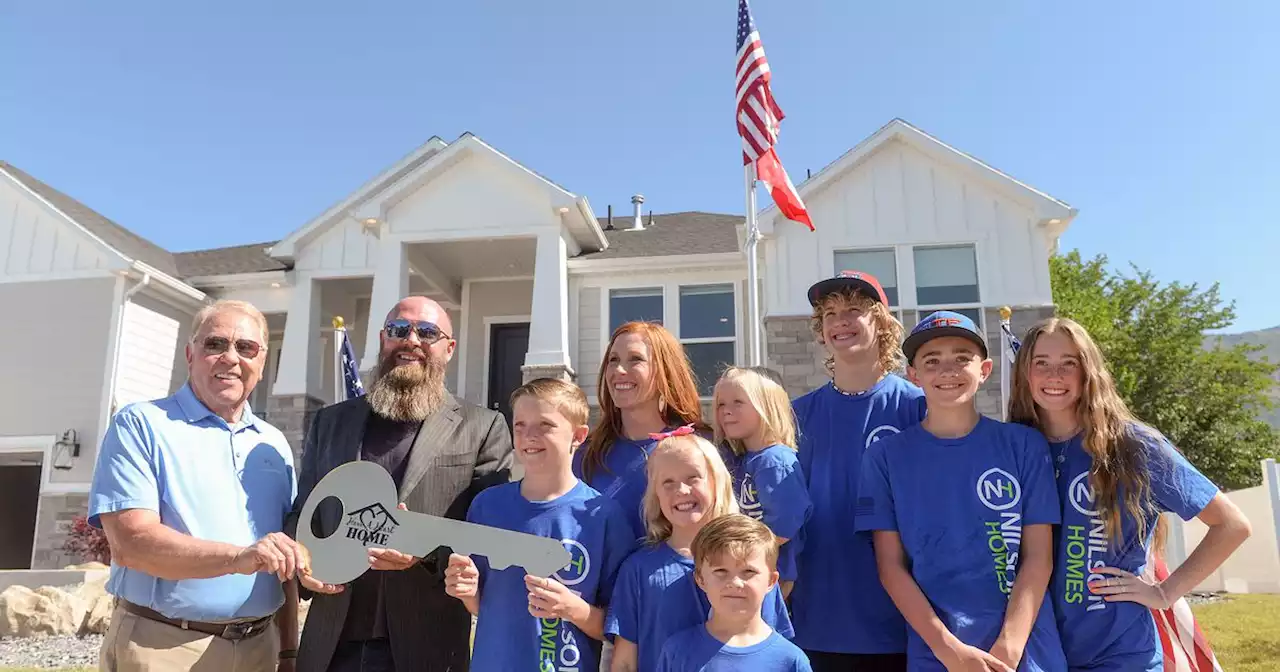 ‘So much more than a house’: Widow, kids of North Ogden Mayor Brent Taylor receive new home