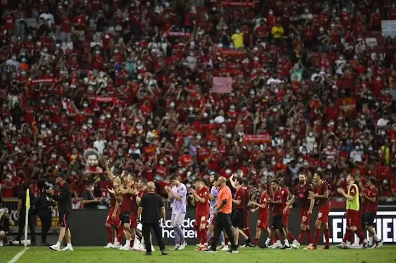 Hasil Laga Pramusim: Liverpool Kalahkan Crystal Palace 2-0 di Singapura