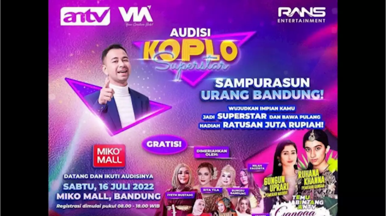 Serbu! ANTV Cari Calon Koplo Superstar di Bandung