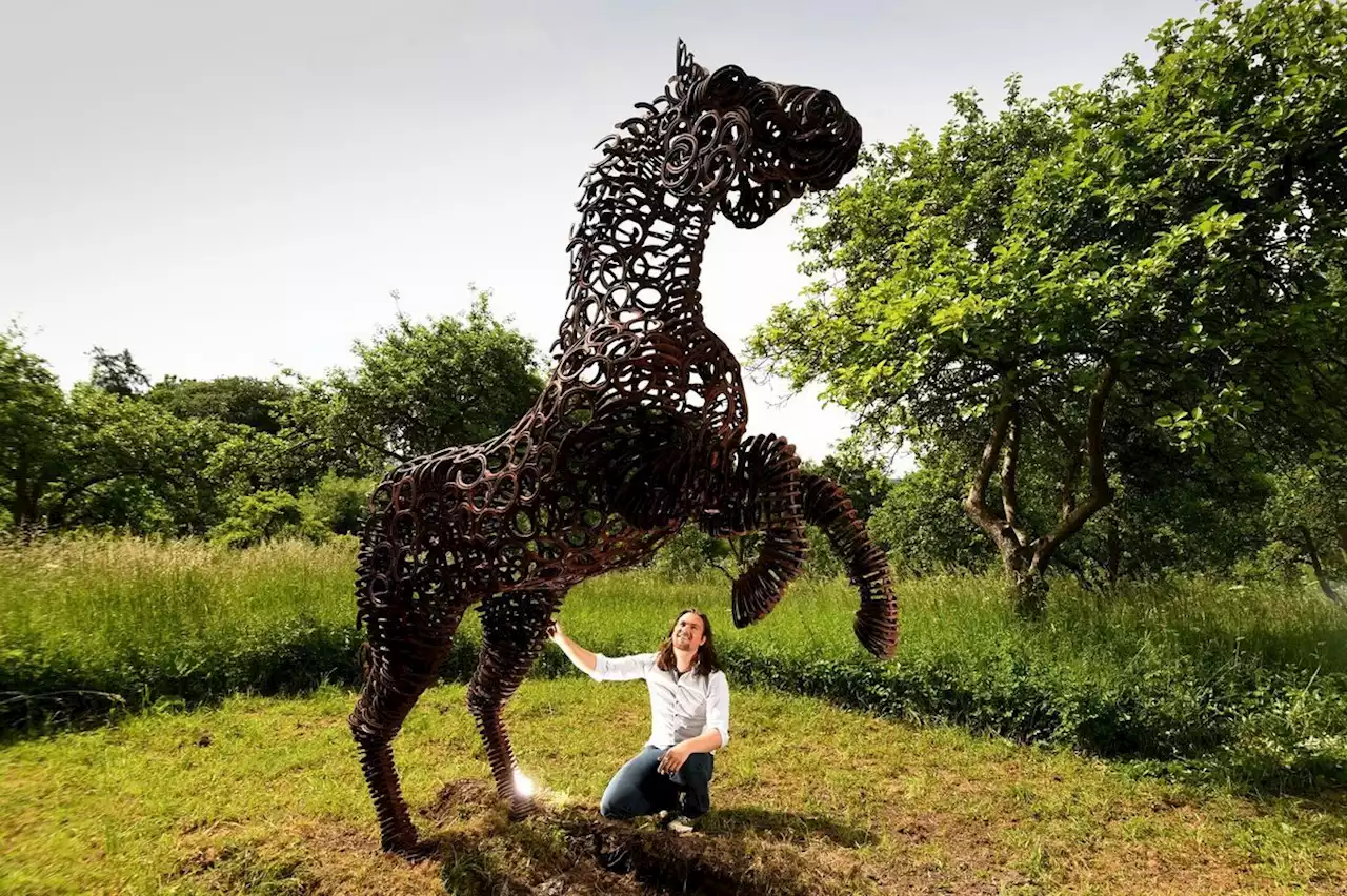 Giant horses, huge hares and other magical creatures gather for the Newby Hall sculpture trail