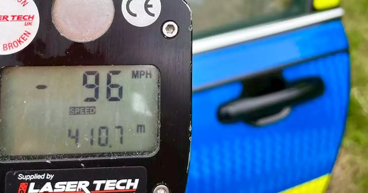 Teenage ‘R’ driver caught travelling 'over double their speed limit' on M2