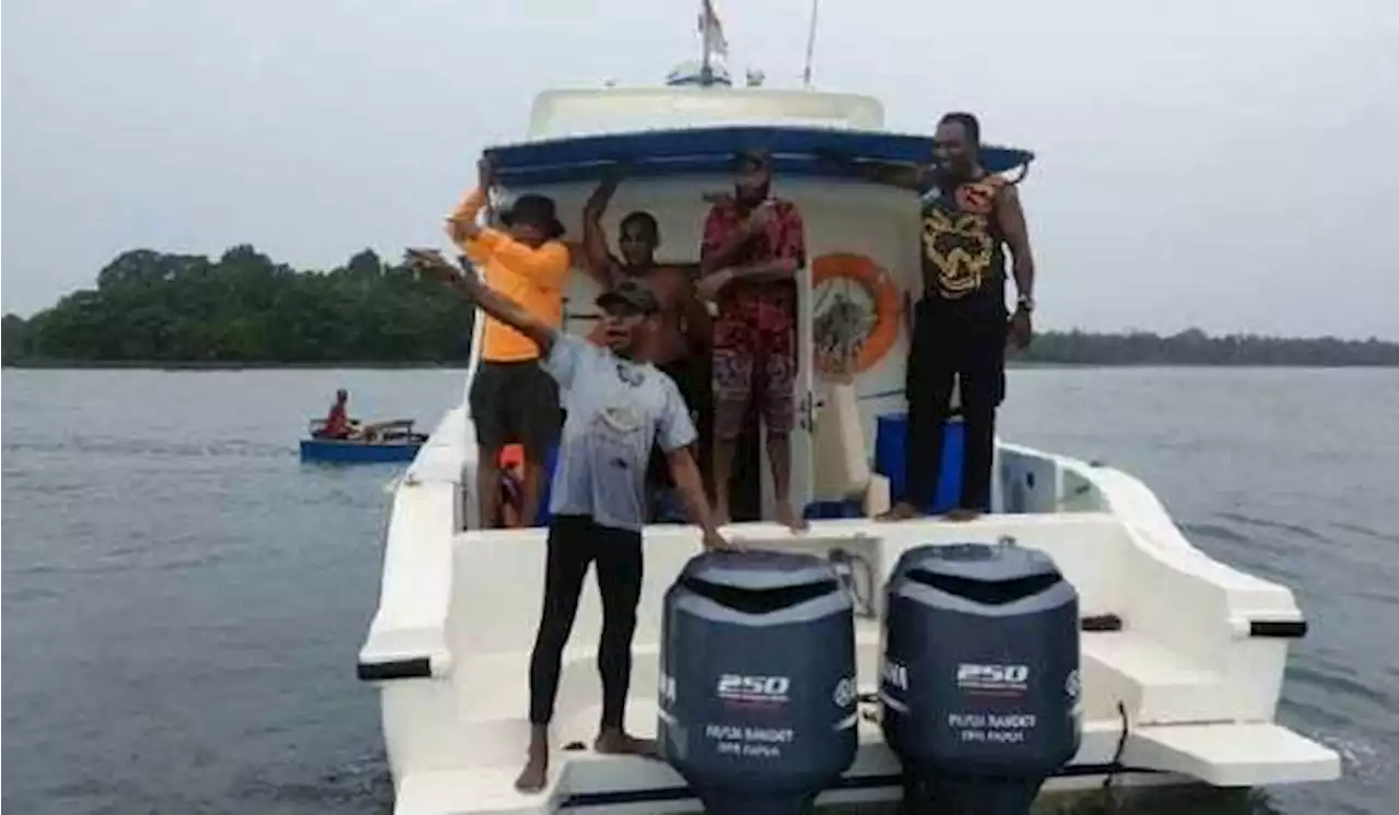 Perahu Motor DPR Papua Ditemukan di Perairan Mamberamo, 8 Penumpang Selamat