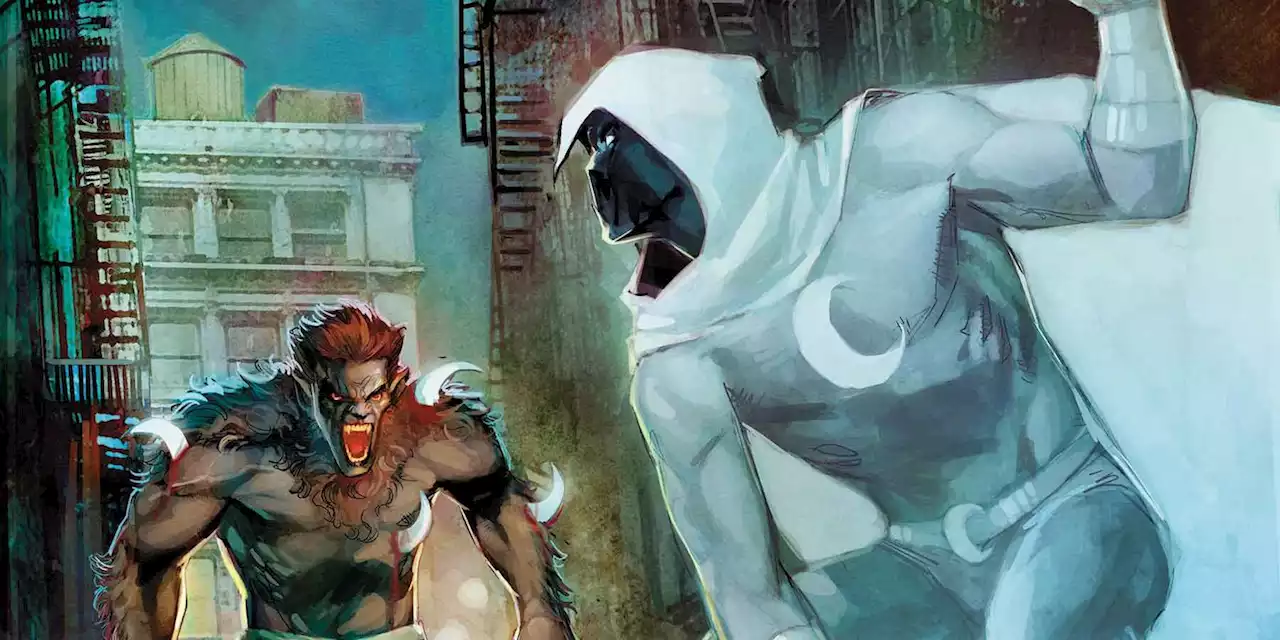 Marc Spector Faces Off Against the Werewolf by Night in This Year's 'Moon Knight Annual'