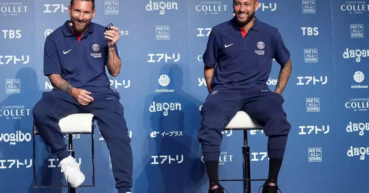 Messi en Japón: conferencia, sonrisas cómplices con Neymar y Mbappé y ¡hasta se puso a jugar!