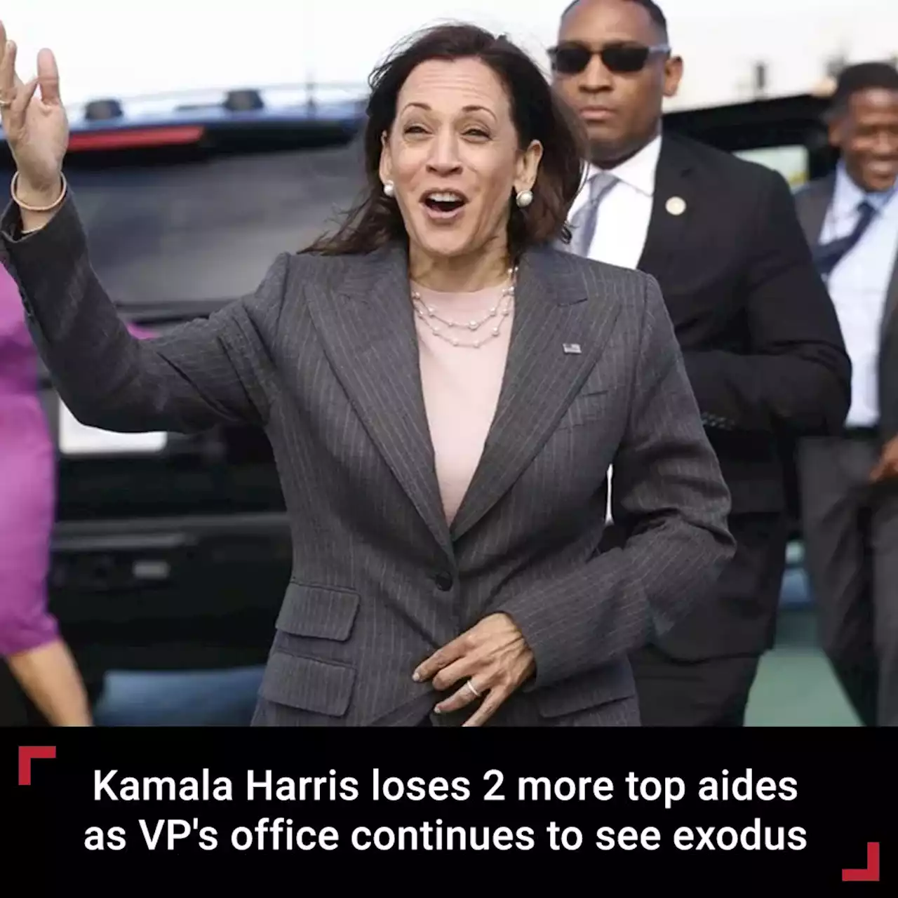 Kamala Harris loses 2 more top aides as VP's office continues high turnover rate