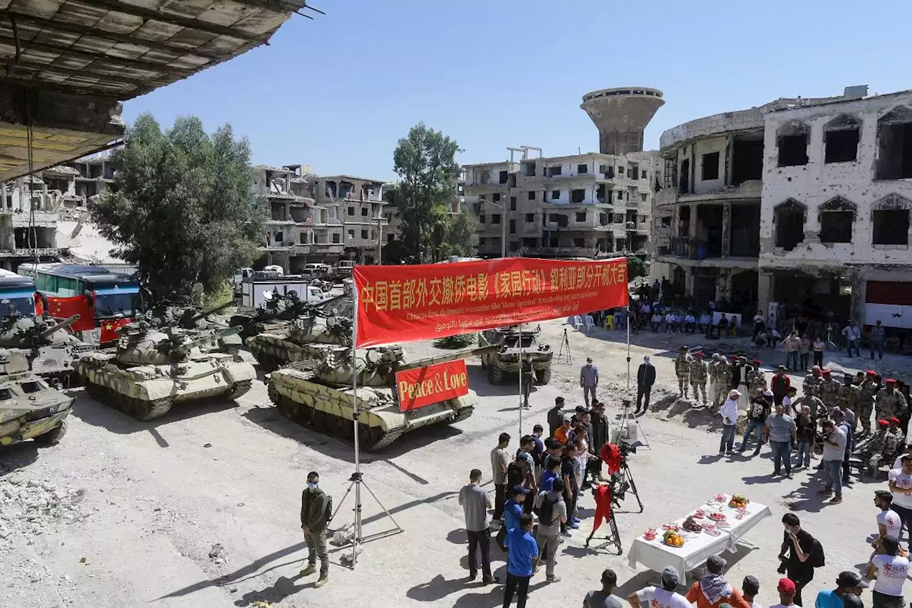 Former ISIS bastion in Syria hosts Jackie Chan film shoot