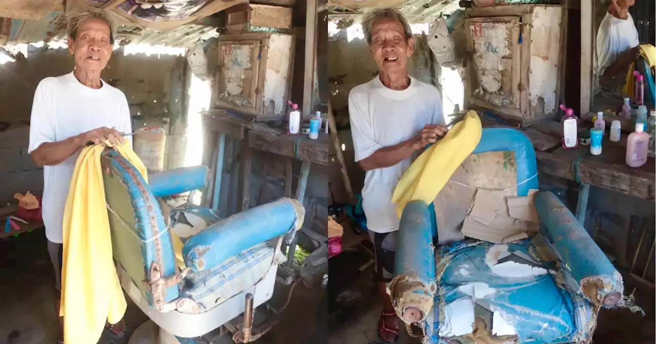 This 80-year-old barber hopes to keep old salon chair and continue serving customers