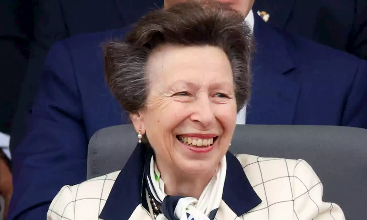 Princess Anne surprises in seriously elegant cream jacket and striking red lipstick