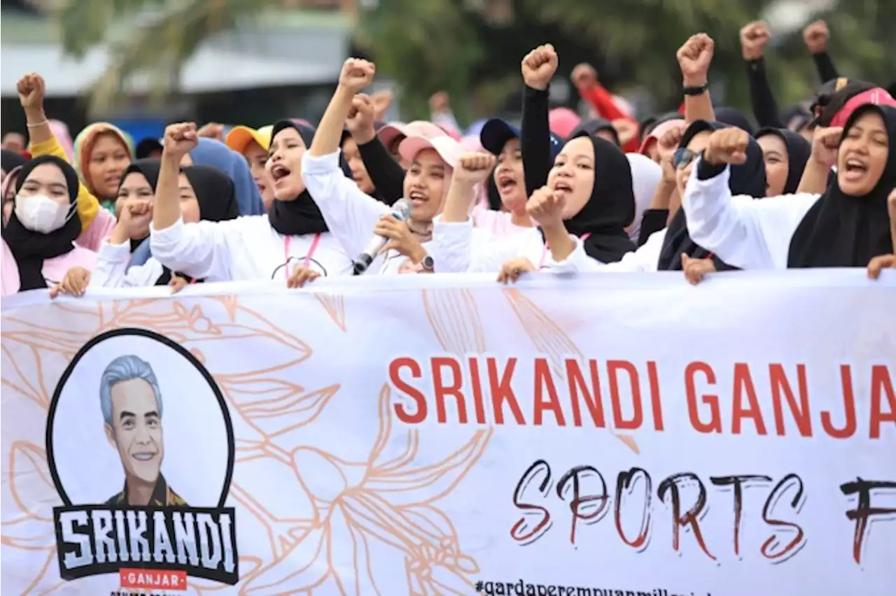 Tebar Inspirasi Ganjar, Ribuan ‘Srikandi’ Gelar Sports Fest di Sumut