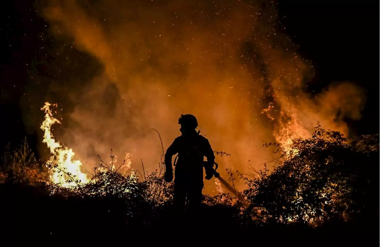 Forest fires rage in scorching southwest Europe