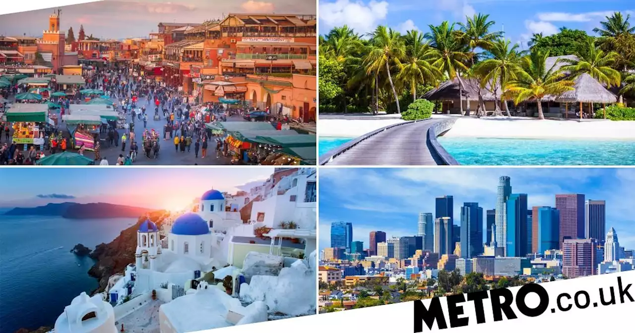 12 holiday destinations which are not as hot as the UK this week