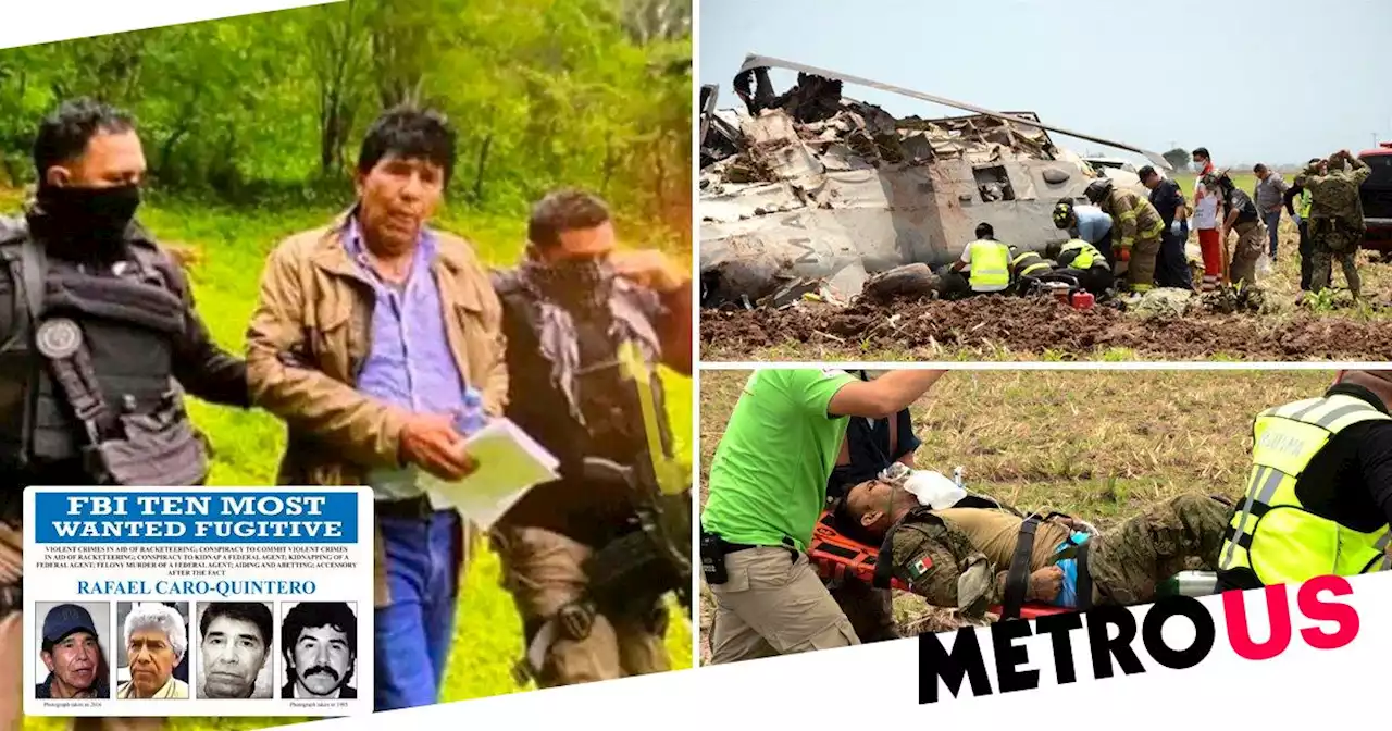 Drug lord finally detained after 14 die in helicopter crash trying to catch him