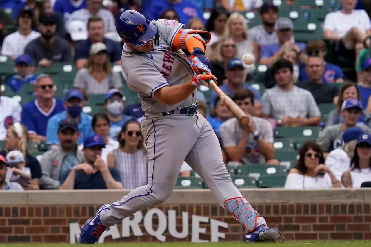 Pete Alonso’s extra-inning sacrifice fly lifts Mets over Cubs in Game 1