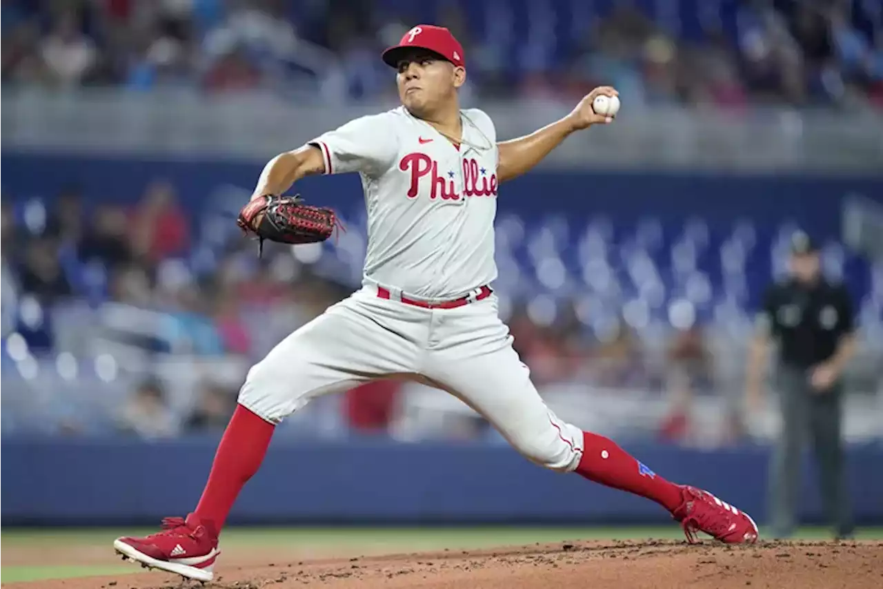 Ranger Suárez returns with five shutout innings as Phillies thump Marlins, 10-0