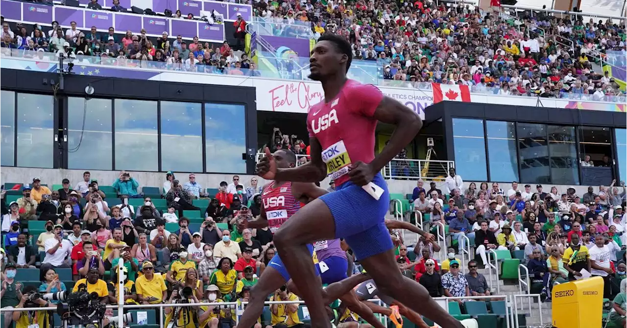 Four Americans into men's world 100m final