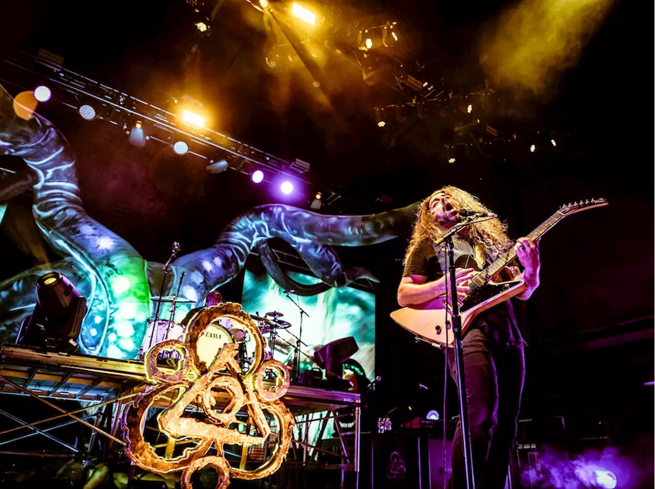 Coheed and Cambria's fierce prog-metal dominated the San Antonio area's Whitewater Amphitheater