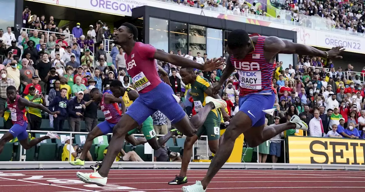 Fred Kerley leads U.S. sweep in 100 at World Championships