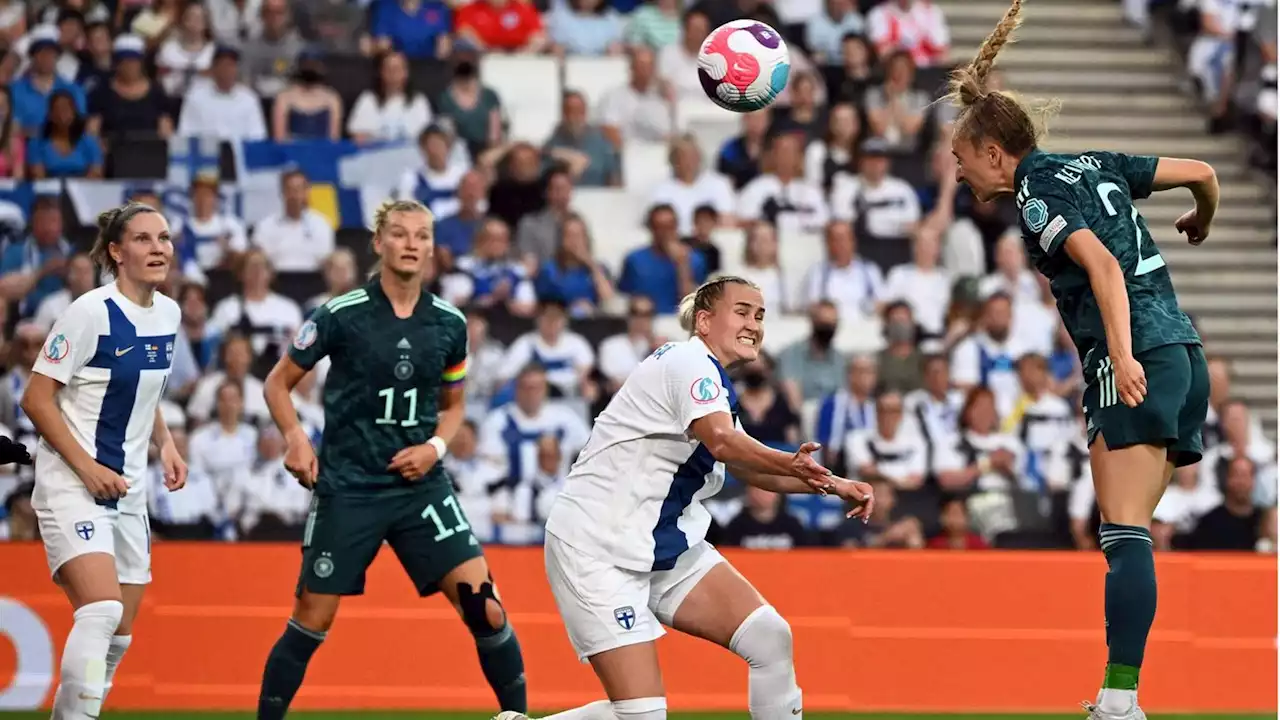 Nach 3:0 gegen Finnland: Deutsche Fußball-Frauen im Viertelfinale gegen Österreich