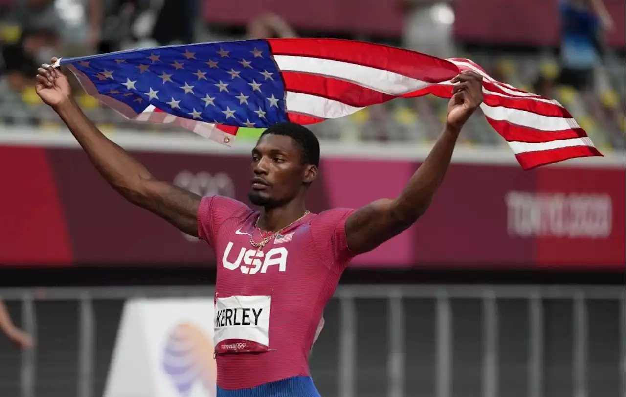 U.S. sweeps men's 100m podium at Worlds