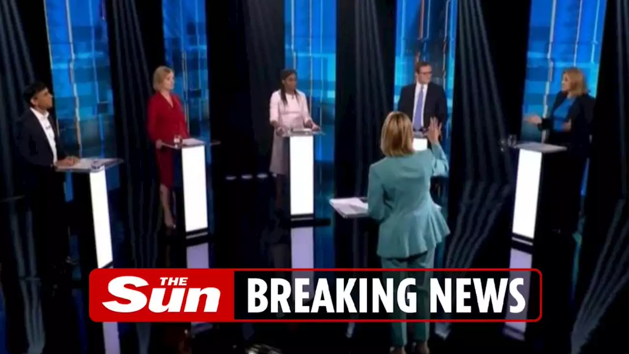 Five Tory leadership contenders clash in second TV debate in race to be PM