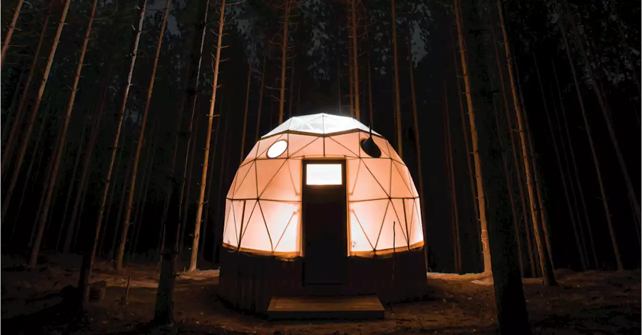 Here's a cool eco-retreat for reluctant campers