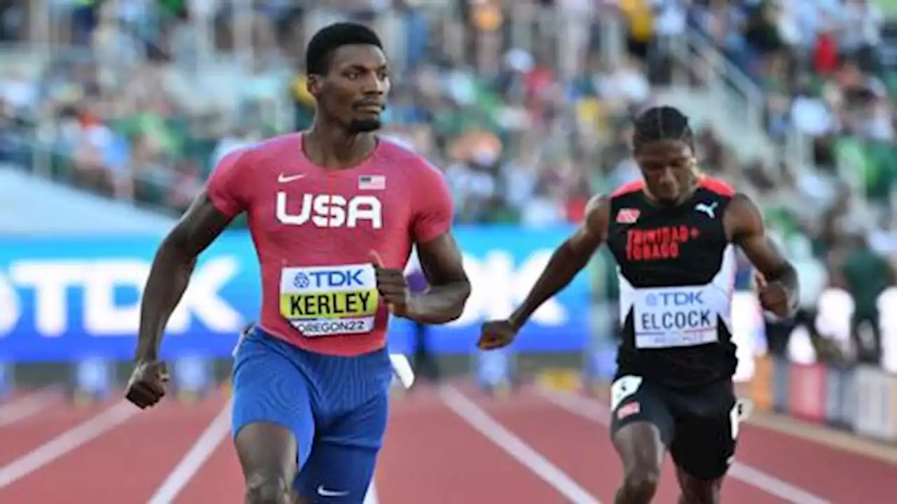 Sprint king Kerley grabs 100m gold in US clean sweep